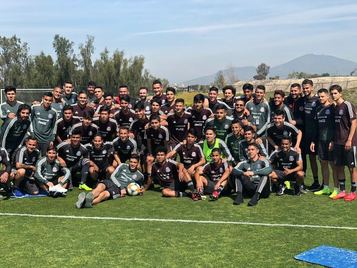 Ramses Serrano con la Selección Mexicana juvenil
